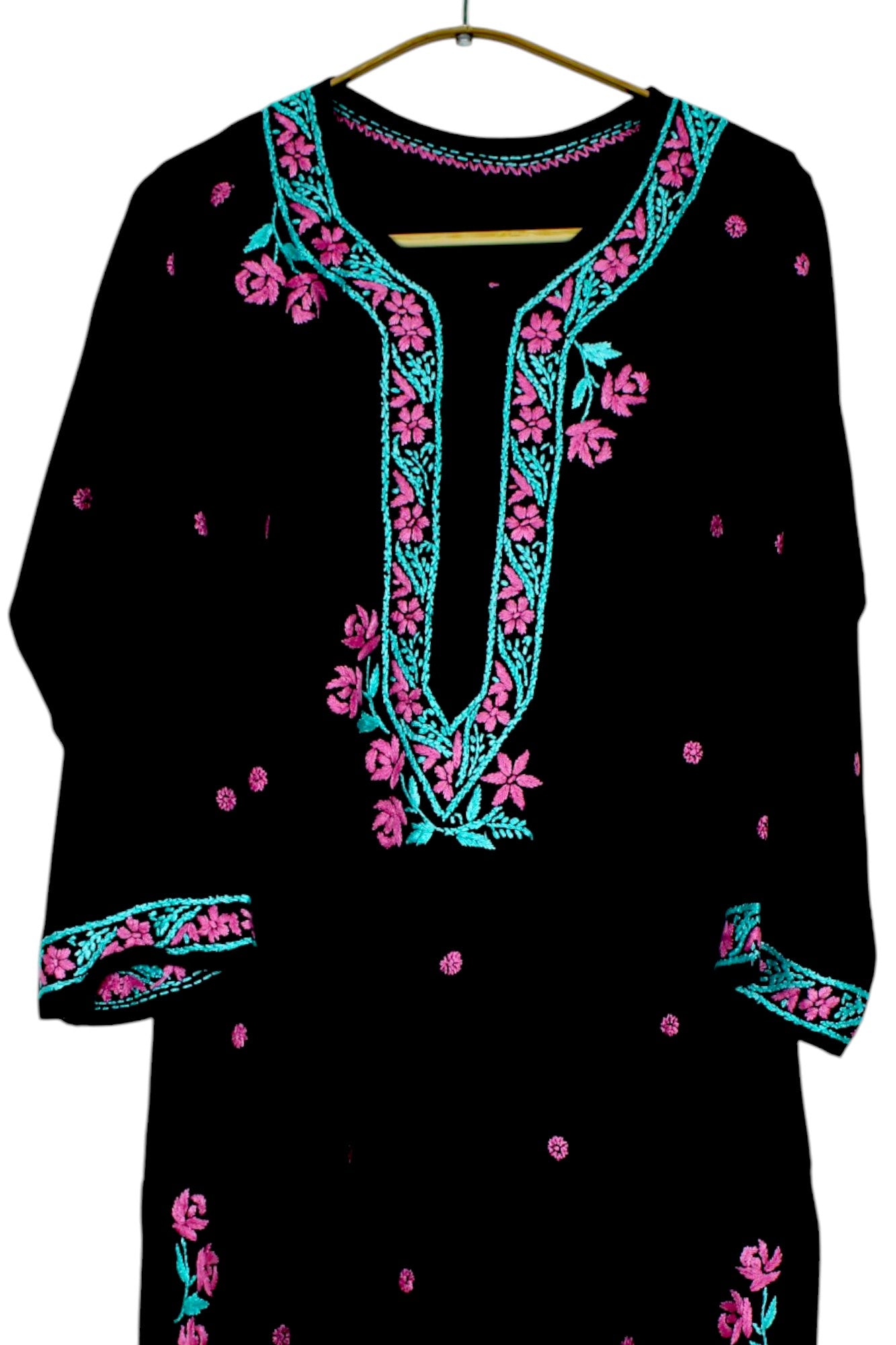 ALINA BLACK MODAL PREMIUM KURTA SET